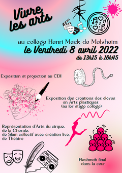 Semaine des arts au coll&egrave;ge Henri Meck &agrave; Molsheim