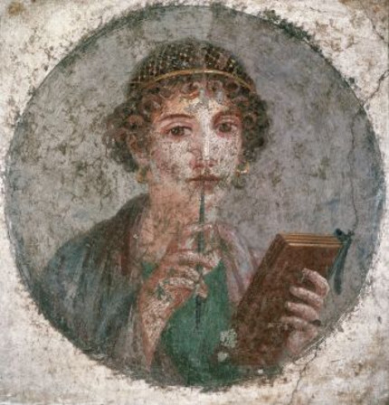 &laquo;&nbsp;Portrait de jeune femme&nbsp;&raquo;, 1er si&egrave;cle apr. J.C., peinture &agrave; la fresque, 37 x 38 cm, Pomp&eacute;i, maison de la R&eacute;gion VI, Naples, Museo Archeologico Nazionale, &copy; Archives Alinari, Florence, Dist. RMN-Grand Palais / Luciano Pedicini