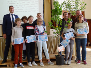 Prix "implication d&eacute;veloppement durable" remis au coll&egrave;ge Andr&eacute; Malraux &agrave; La Wantzenau par Gregory Griffith, Soci&eacute;t&eacute; G&eacute;n&eacute;rale